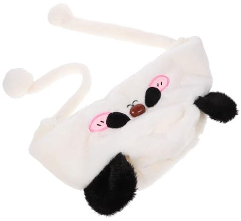 Cabilock Plüschmütze lustiger Panda-Mütze für Hüte halloween kostüm Kinderkleidung Tiara Partykostüm Hut Panda-Hut- für Erwachsene warm halten Lei Feng-Kappe Wollmütze