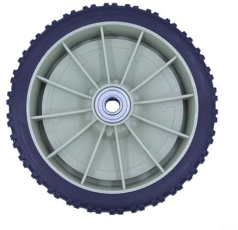 GLOBALHUT Rasenmäher-Rad mit Handschieber, Ersatzteile, für effizientes Universalrad, 19,5 cm Durchmesser, 5F9I53VF3T6M92553YB059