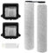 Home Times Tineco Floor ONE S7 FlashDry Aspirateur eau et poussière en microfibre Accessoires de rechange lavables et réutilisables (2 brosses à rouleaux + 2 filtres HEPA)