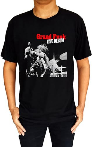 HEAL TH SHOE PAD Grand Funk Railroad Live Album Top Sweatshirt Short Sleeve Black L