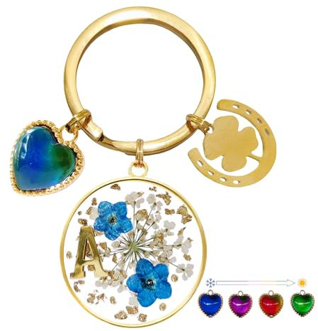 Famweylami Porte-clés Cadeau Porte-bonheur, Porte Clef Personnalisable, Cadeau pour Femme, Filles, Copines, Mamans, Grand-mère, Maîtrisse