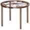 Josmimic 【Bronze Metall Pflanzenständer】17.0 cm Kleiner Blumentopfständer - Pflanzenhalter für Haus Hof und Gärten Indoor Outdoor