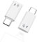 MoKo Adattatore microfono da Lightning a USB C 2 Pezzi(Non per Cuffie/Dati), adattatore da USB C Maschio a Lightning Femmina per Microfono Lavalier Wireless per iPhone 16/15 Plus Pro Max, iPad Pro/Air