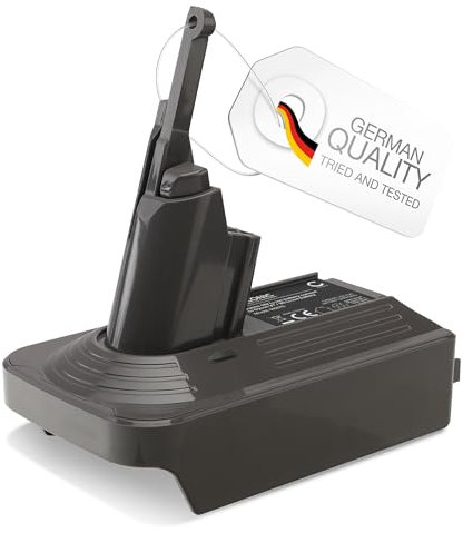 CELLONIC,Con l'adattatore di batterie Makita 18 V a Dyson V7/V8 il tuo aspirapolvere disporrà sempre della potenza necessaria per le sessioni di pulizia profonda (18V)