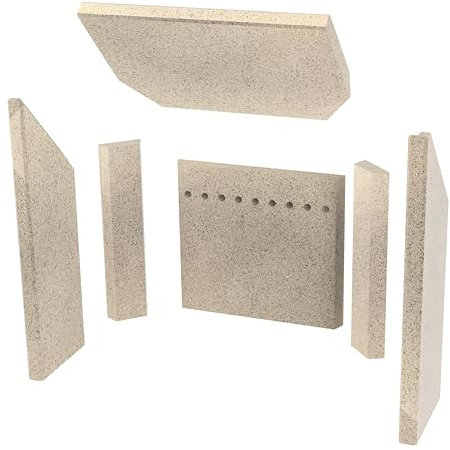 Feuerraum Auskleidung für Fireplace Kaminofen Paris Prag und weitere Modelle Kaminofen Vermiculite einfach austauschbar