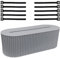 Cable Box, Cable Organiser Box, Cable Management Box, Grey Cable Management Box, with Storage Cord, Small Storage Box for Power Strip