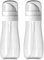 Aurdox Small Pump Bottle Dispenser, 100ml Makeup Water Face Sprayer- Clear Refillable Portable Containers for Cosmetic Skincare, Refillable Travel Bottle for Lotions, Shampoo, Conditioner, 2 PCS