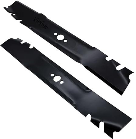 Viefow Lot de 2 lames mulching de 76,2 cm pour tondeuse à gazon Toro Timemaster 20199 20200 20975 20977 Remplace les tondeuses à gazon 20120P 120-9500-03