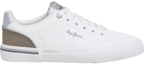Pepe Jeans Damen Kenton Campus W Sneak, Weiß (Weiß), 36 EU