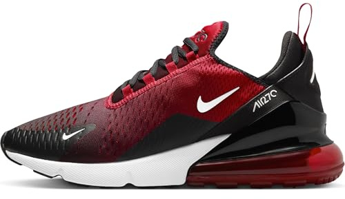 Nike Herren Air Max 270 Freizeit-Schuhe, Gym Red/White/Black, 48.5