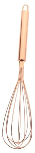 TOYZFRIENDY Edelstahl Handrührer 304 Roségold Handquirl Küchen Eiermixer für Backen Ergonomischer Griff Bpa Frei