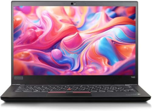 Lenovo Thinkpad T490 Ordinateur portable professionnel 14 FHD Intel Core i7-8665U, 16 Go de RAM, SSD 256 Go, clavier QWERTY américain, Windows 11 Pro (reconditionné)
