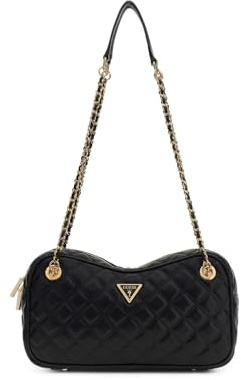 GUESS Schultertasche Giully II Shoulder Satchel Black schwarz