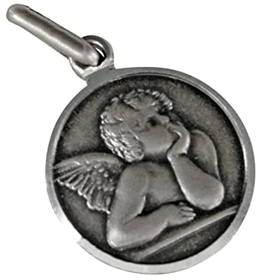 AFP Ángel de la guarda, pequeño colgante de plata 925