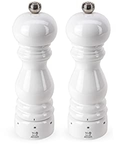 Peugeot Paris Set Pfeffermühle und Salzmühle weiß 18 cm u-select Mahlgradeinstellung