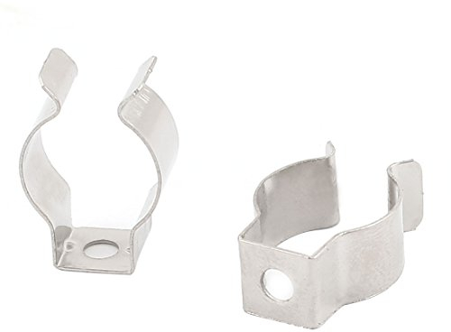 sourcing map 2 Stück Halter T5 Leuchtstoffröhre Lampe LED Halterung Clips Sockel Fassung de de