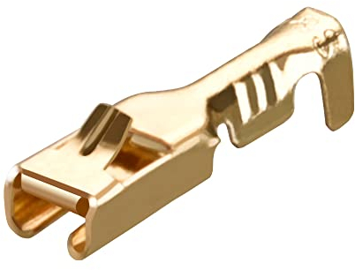 Heschen Flachsteckverbinder, 2,8 mm, nicht isoliert, 100 Stück