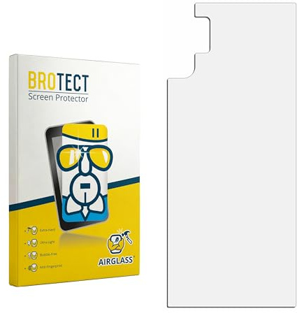 BROTECT Schutzglas für Samsung Galaxy Note 10 Plus | (Rückseite) Transparenter Displayschutz Made in Germany Schutzfolie Panzer Folie Glas 9H Einfache Montage Clear