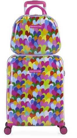 Agatha Ruiz De La Prada Cabina Y Neceser, Maleta Unisex Adulto, Fucsia, Un Tamaño