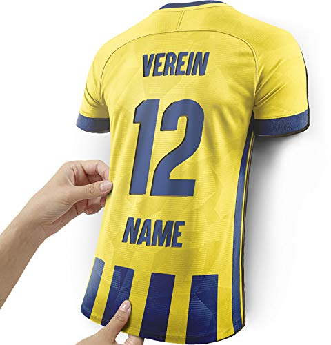 Elbeffekt Trikotlampe für Fenerbahce Fans aus Holz - personalisierbares Geschenk - schenke Dein individuellen Fenerbahce Fanartikel aus Echtholz