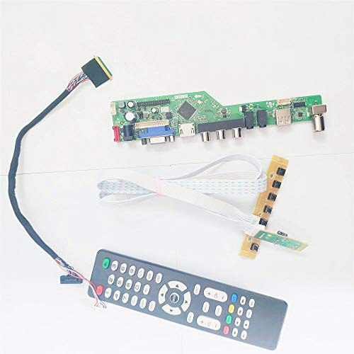 Pour ordinateur portable B156HAN01.0 B156HTN02.1 1920 x 1080 WLED LVDS 40 broches 15,6 T.V53 carte de contrôleur d'affichage HDMI VGA USB RF Kit (B156HTN02.1)