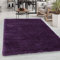 Carpetsale24 Shaggy Hochflor Teppich Lila 240x340 cm Extra Weich & Waschbar - Jute Rückseite für Fußbodenheizung, Einfarbig & Flauschig für Wohnzimmer & Schlafzimmer