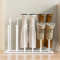 pickpiff Free Standing Shoe Rack - White Metal Shoe Storage, Shoe Racks Storage for Dorm Room, Closet, Entryway, Bedroom, Patio Outdoor, Hallway, Organiser Storage Fit for 6 Pairs Boot
