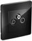 Debflex 749541 Prise TV, Noir