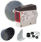 Carlo Gavazzi PMP12RG Photocellule infrarouge réfléchissante pour portes automatiques et portes de garage avec visière de protection pour miroir
