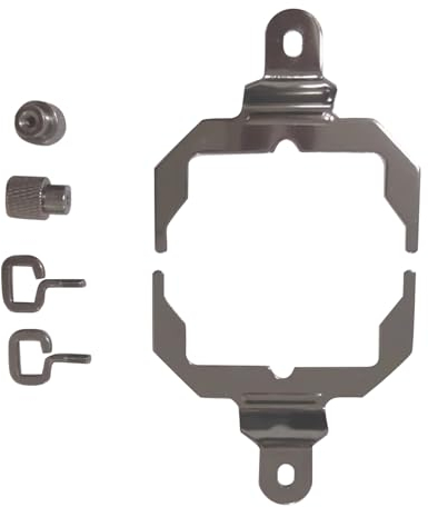 MOUDOAUER Set di staffe di montaggio per ventola del radiatore di ricambio per Corsair iCUE H100i H115i H150i Elite Capellix, kit di staffe di raffreddamento CPU