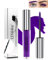 Gel Per Sopracciglia di Colore,Mascara Viola a Lunga Tenuta,Set di Mascara Sopracciglia Colorato e Waterproof,Mascara Volumizzante E Allungante,Estensione del Volume Per Sopracciglia Eyebrow Make Up-8