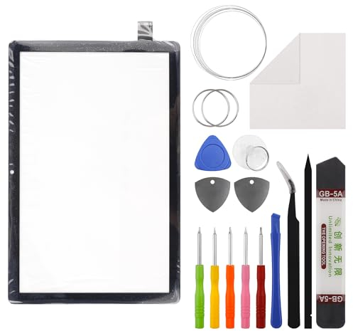 Nuevo digitalizador de pantalla táctil Duotipa de repuesto para tablet Onn 10.1 Gen 3 Surf 2022 Tablet 100071485/Onn 10.1 Tablet 100092980 con kit de herramientas de reparación. (Sin pantalla LCD).