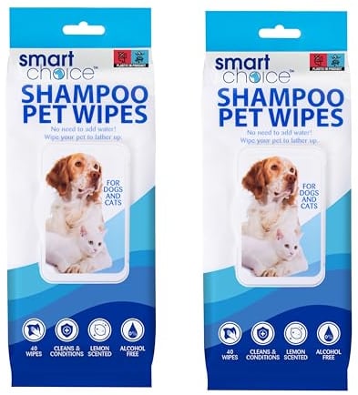 80 Shampoo Pet Wipes | Cat Dog Hygiene