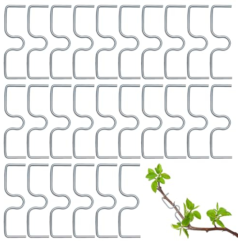 Astspreizer für Obstbäume 26 Stück Astklammern für Obstbäume Astzieher Halter für Obstzweige Pflanzenständer für Gartenzweige Wiederverwendbarer Astspreizer in M Form 8 cm