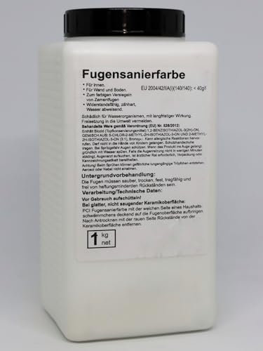 PCI Fugensanierfarbe 1kg Nr. 43 Pergamon Fugenfarbe Fugenversiegelung Fugenmörtel Fliesenfuge Sika