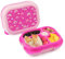 wooshwa Brotdose Kinder Snackbox mit Fächern, Bento Box Kinder, Auslaufsicher Lunchbox Brotbox Kinder für Mädchen & Jungen, Perfekt für Schule & Kindergarten - 745ml BPA Frei (Rosa Regenbogen)
