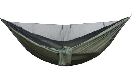 PQETBV Hamac d'extérieur Camping, Hamac de Voyage 2 Personnes, Convient au Camping en Plein Air(270 x 140 cm)