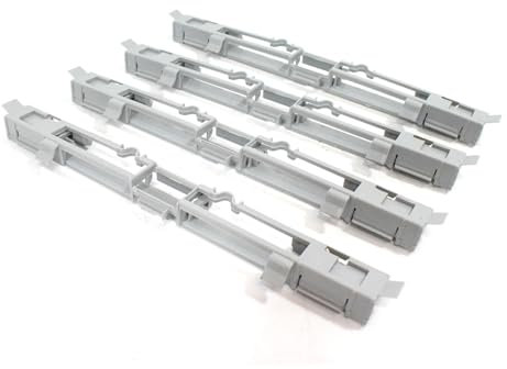 Easy Link 4X Dachträger Blende Abdeckung Vorne Hinten Links Rechts Grau Kompatibel mit Opel Astra H 2004-2010 Zafira B 2005-2014