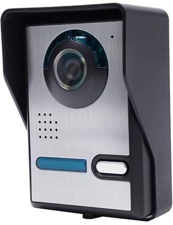 CHERIPOLI 4 Draht 7 Video 2 familienhaus, Video Türsprechanlage mit Kamera Monitor, Video-Türsprechanlage Gegensprechanlage Farbmonitor, Für 1 Familie