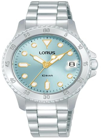 Lorus Damen Uhr sportlich Edelstahl Silber