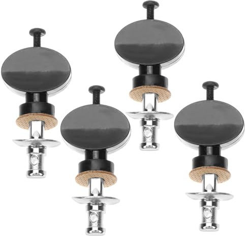 Zerodeko 4 Pezzi Piroli per Accordatura Corde Ukulele in Metallo e Plastica, Piccoli Pulsanti Sostitutivi per Chiavi di Accordatura Ukulele, Accessori per Strumenti Musicali Folk ed Uso