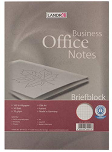 Briefblock A4 50BL kariert