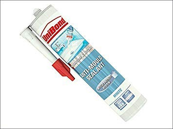 Unibond Anti-Mould Kitchen & Bathroom Sealant Cartridge Transparent 300ml