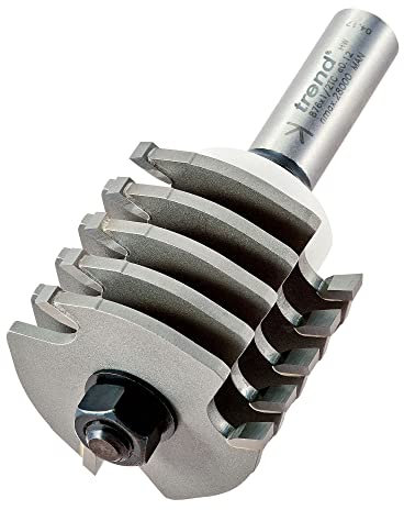 Trend Professional Comb Jointer Set Router Bit, 1/2 Inch Shank, 47.6mm Cut Diameter & 28mm Cut Length, 876X1/2TC