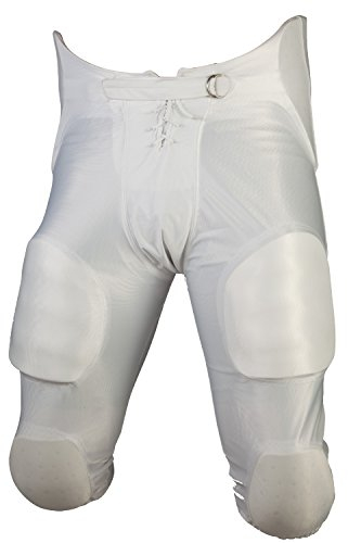 Cramer Fußball-Spielhose, 7 Pads, Jugendgröße, Jungen Herren, GPWHY2, weiß, Youth 2X-Large