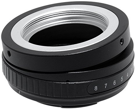 Adapter TILT (basculante) x obiettivi a vite M42 su corpi Sony A-mount-Nex.