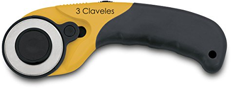 3Claveles 216 - Cúter rotativo de 17 cm, 45 mm