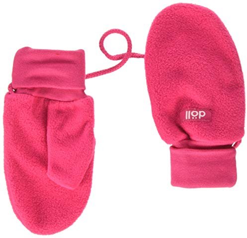 Döll Baby-Mädchen Fausthandschuhe Fleece Fäustlinge, Rosa (Raspberry Sorbet 2210), One Size (Herstellergröße: 0)