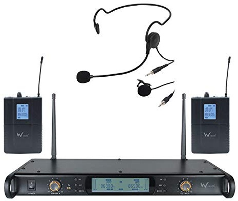 W Audio DTM 800 Twin Beltpack Diversity System (863.0Mhz-865.0Mhz)