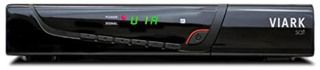 Viark Sat - Receptor Satélite Digital Full HD DVB-S2 Multistream H265, con LAN, Antena WiFi USB y Lector de Tarjetas CA